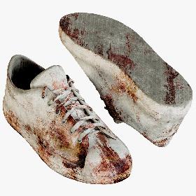 3D Sneakers Bloodied